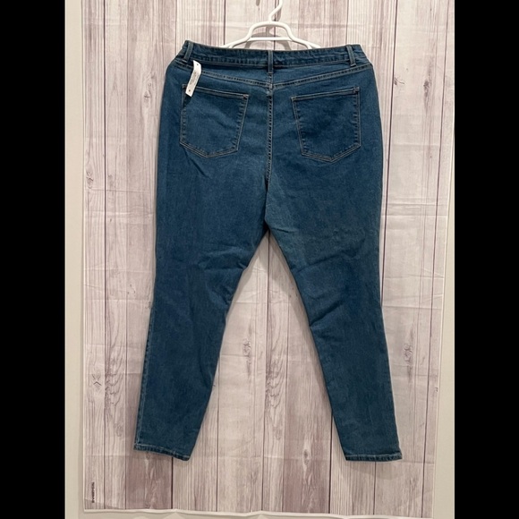 NO BOUNDARIES women high rise skinny blue jeans/ size 17 - Picture 5 of 6